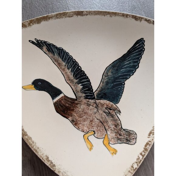Vintage Holland Mold Ceramic Duck Footed Plate - Picture 2 of 6